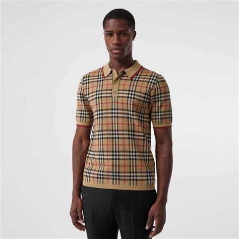 burberry polo lange mouwe|burberry polo shirt men.